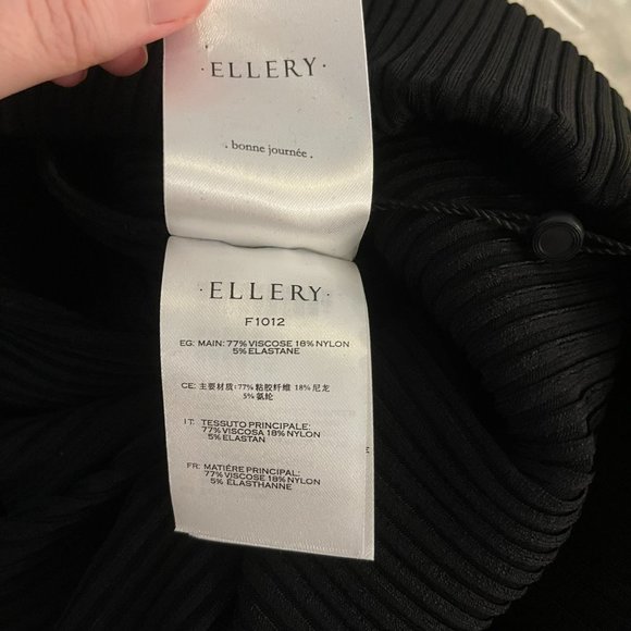 Ellery Tall T Overlay Rib Skirt - Picture 12 of 13